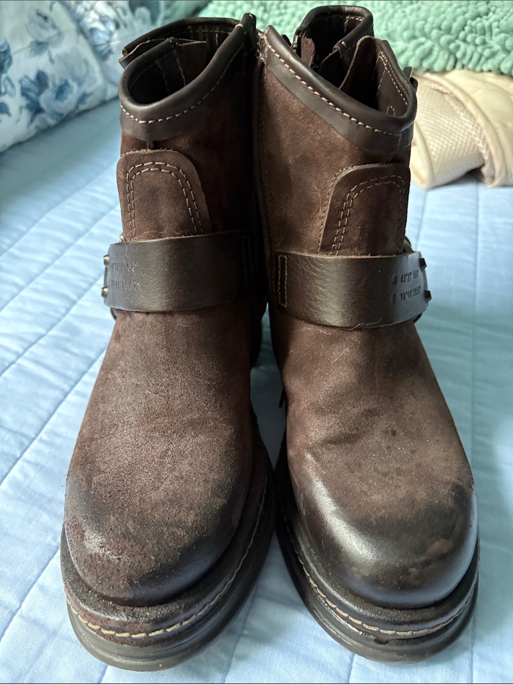 A.S. 98 Carter Brushed Mocha Leather Harness Ankle Boot - Women (37) - Picture 8 of 9